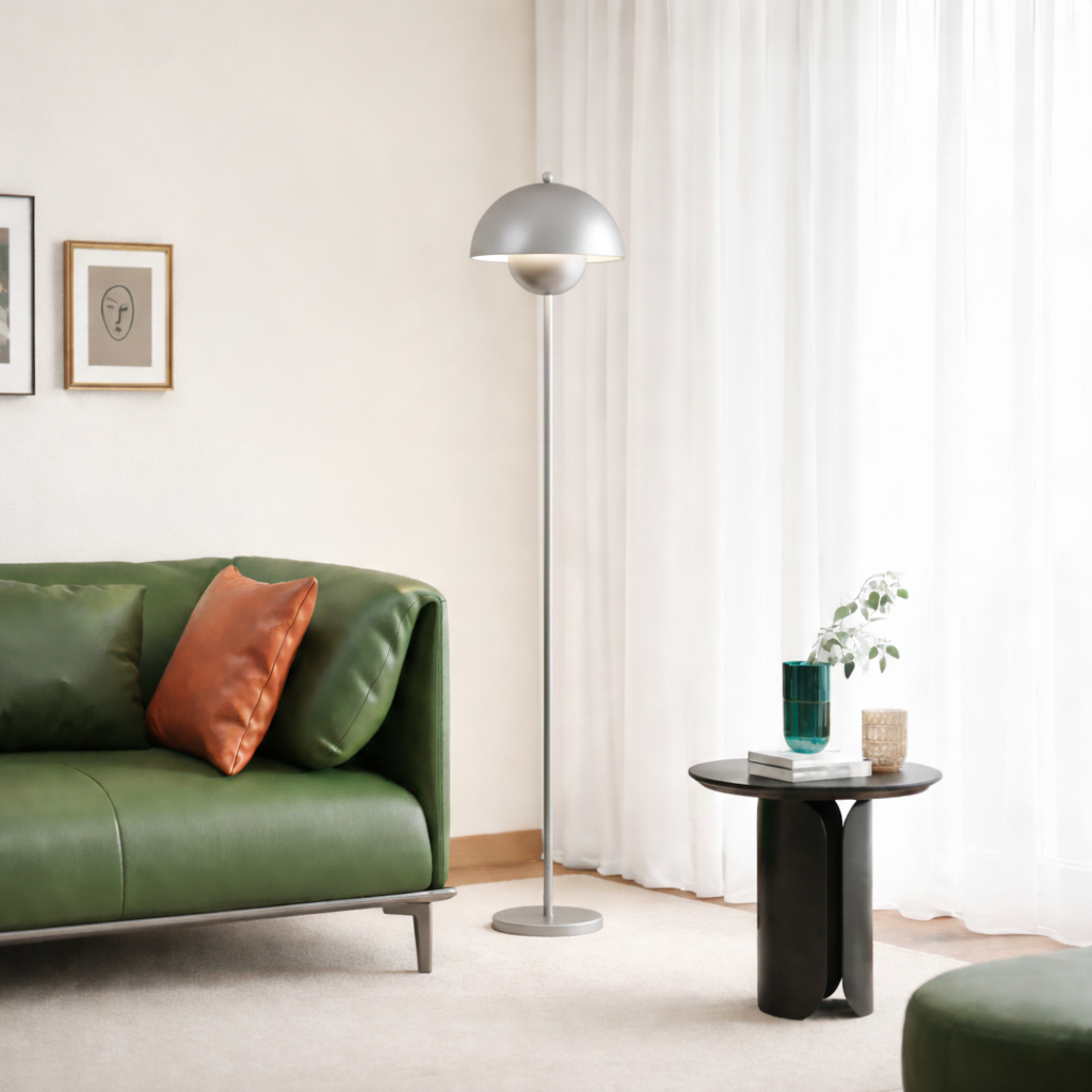 Skalenförmige Stehlampe im Retrodesign – 155 cm