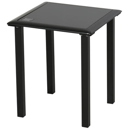 Elegantes 3-teiliges Lounge-Set – 2 ergonomische S-förmige Sonnenliegen mit Beistelltisch