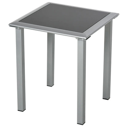 Elegantes 3-teiliges Lounge-Set – 2 ergonomische S-förmige Sonnenliegen mit Beistelltisch